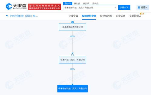 小米在武漢成立云創科技公司，注冊資本5000萬布局互聯網信息服務